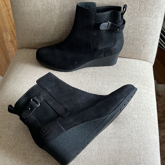 UGG Shoes - New UGG wedge shoes black 12